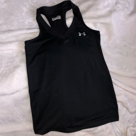 Under Armour Tops - Under Armour V-neck Racerback HeatGear Tank Top